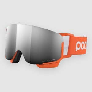 POC Pocito Nexal Fluorescent Orange Kids Goggle partly sunny silver