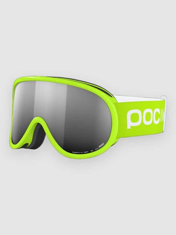 POC Pocito Retina Fluorescent Yellow/Green Goggle partly sunny silver