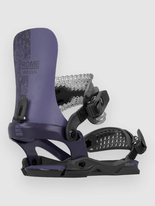Rome Brass AW 2026 Snowboard-Bindung purple haze