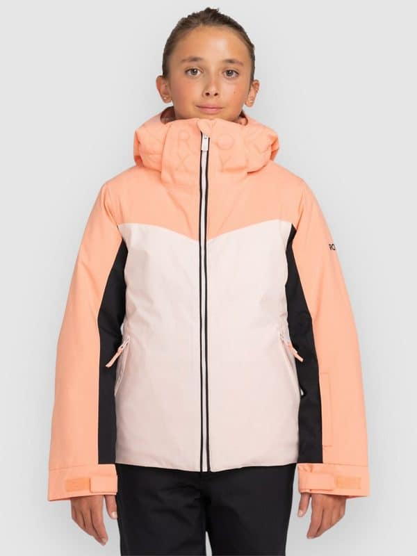Roxy Free Jet Block Kids Jacke peach pink