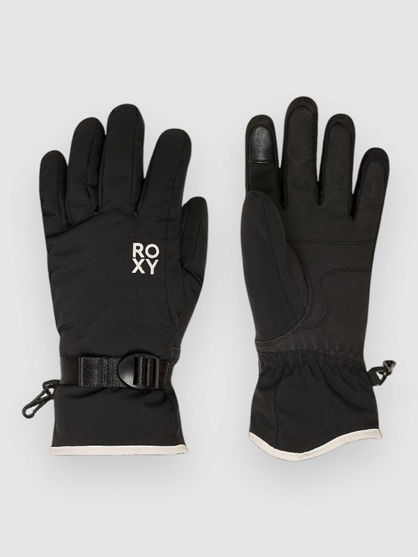 Roxy Jetty Solid Fäustlinge true black