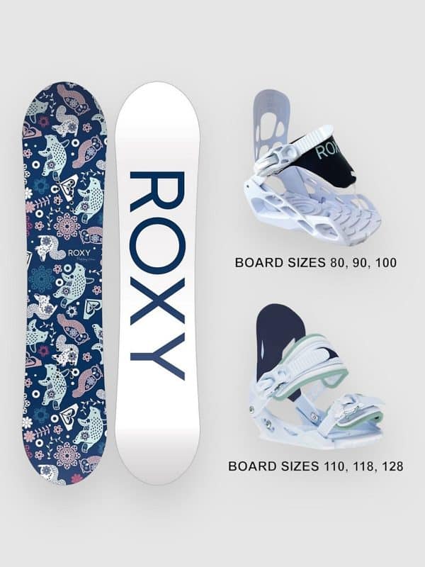 Roxy Poppy Package - Sm 2026 Kids Snowboard-Set no color