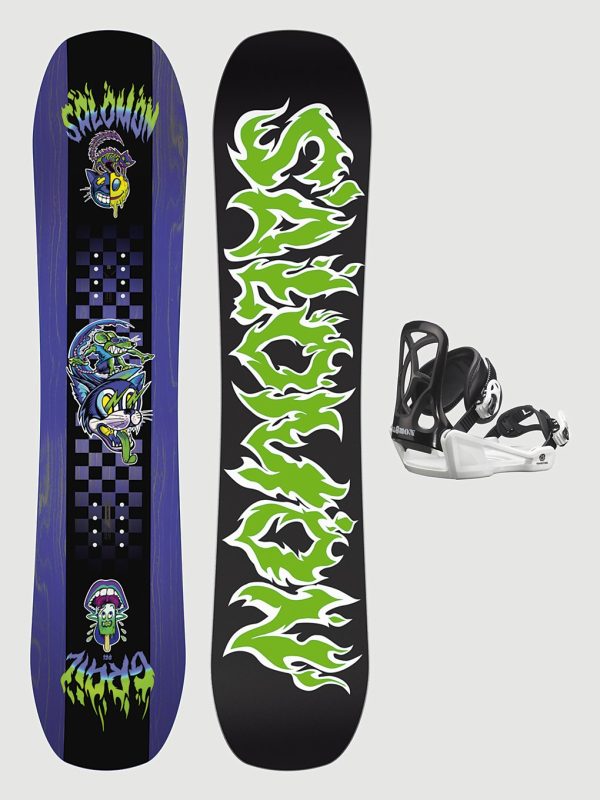 Salomon Grail+Goodtime Xs 2026 Kids Snowboard-Set pattern