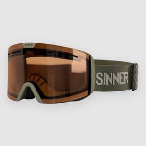 Sinner Arc Trans+ Matte Moss Green Goggle dbl trns+ flsh mrror org