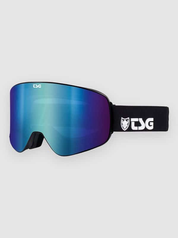 TSG Four S Solid Black-Blue Goggle solid black / blue