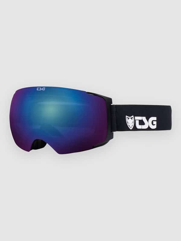 TSG Two Solid Black-Blue Goggle solid black / blue