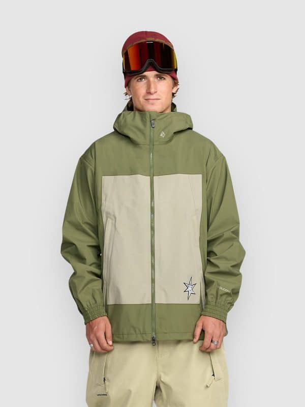 Volcom Arthur 3L Jacke dark olive