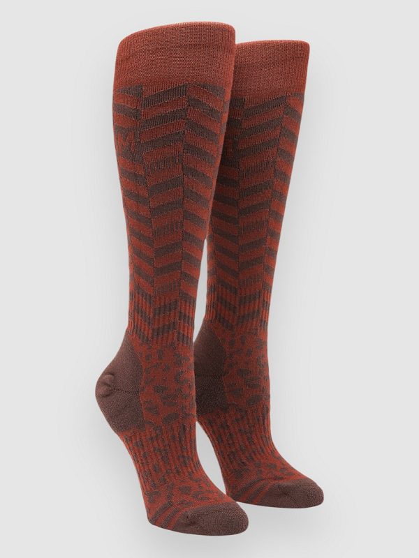 Volcom Cheetah Chev OTC Funktionssocken henna