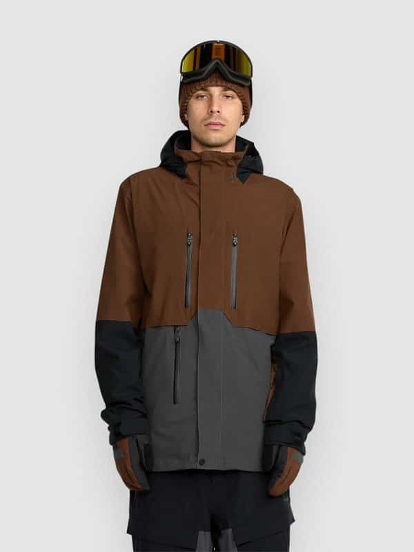 Volcom Rnge Stretch 30K Jacke brown