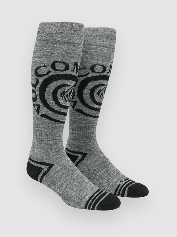 Volcom Spiral Over-The-Calf Socken heather grey