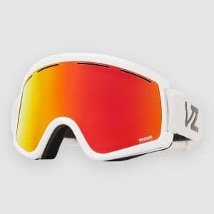 VonZipper Cleaver White Goggle fire chrome