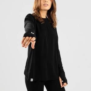 Woolf Merino Nibbi Performance Funktionsshirt black
