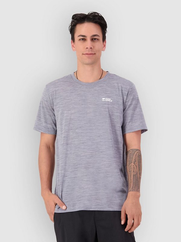 Mons Royale Icon Merino Funktionsshirt grey heather