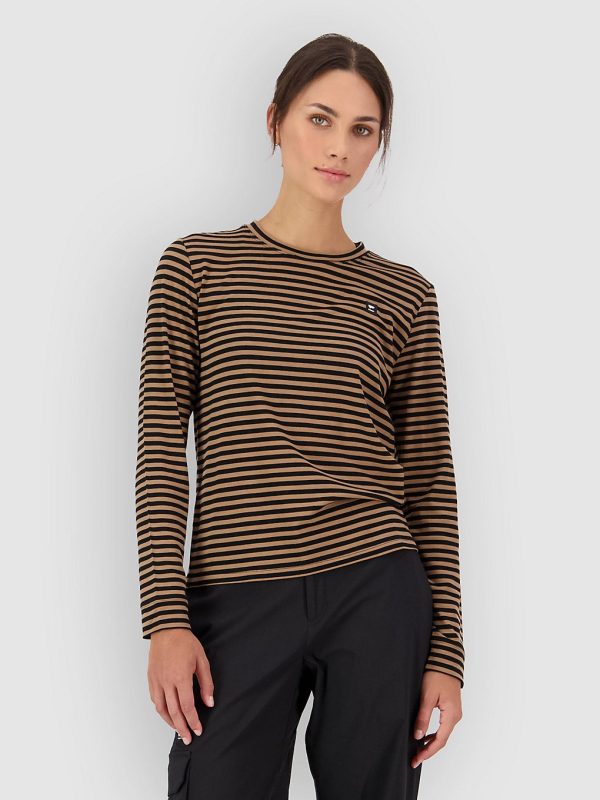 Mons Royale Icon Merino Funktionsshirt mr stripe toffee