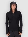 Mons Royale Temple Merino Long Sleeve Hood Funktionsshirt black