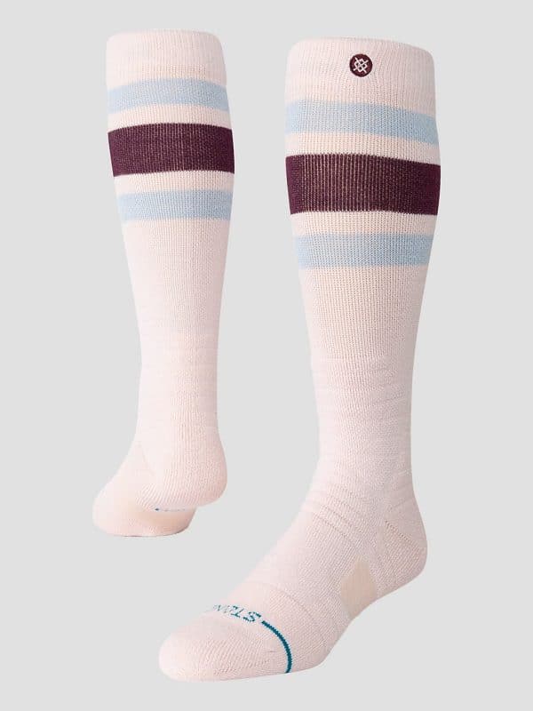 Stance Boyd Mid Wool Snow Funktionssocken pinkfade