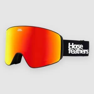 Horsefeathers Lynx Black black mirror red