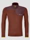 Ortovox Light Zip Neck Fleece Pullover clay orange